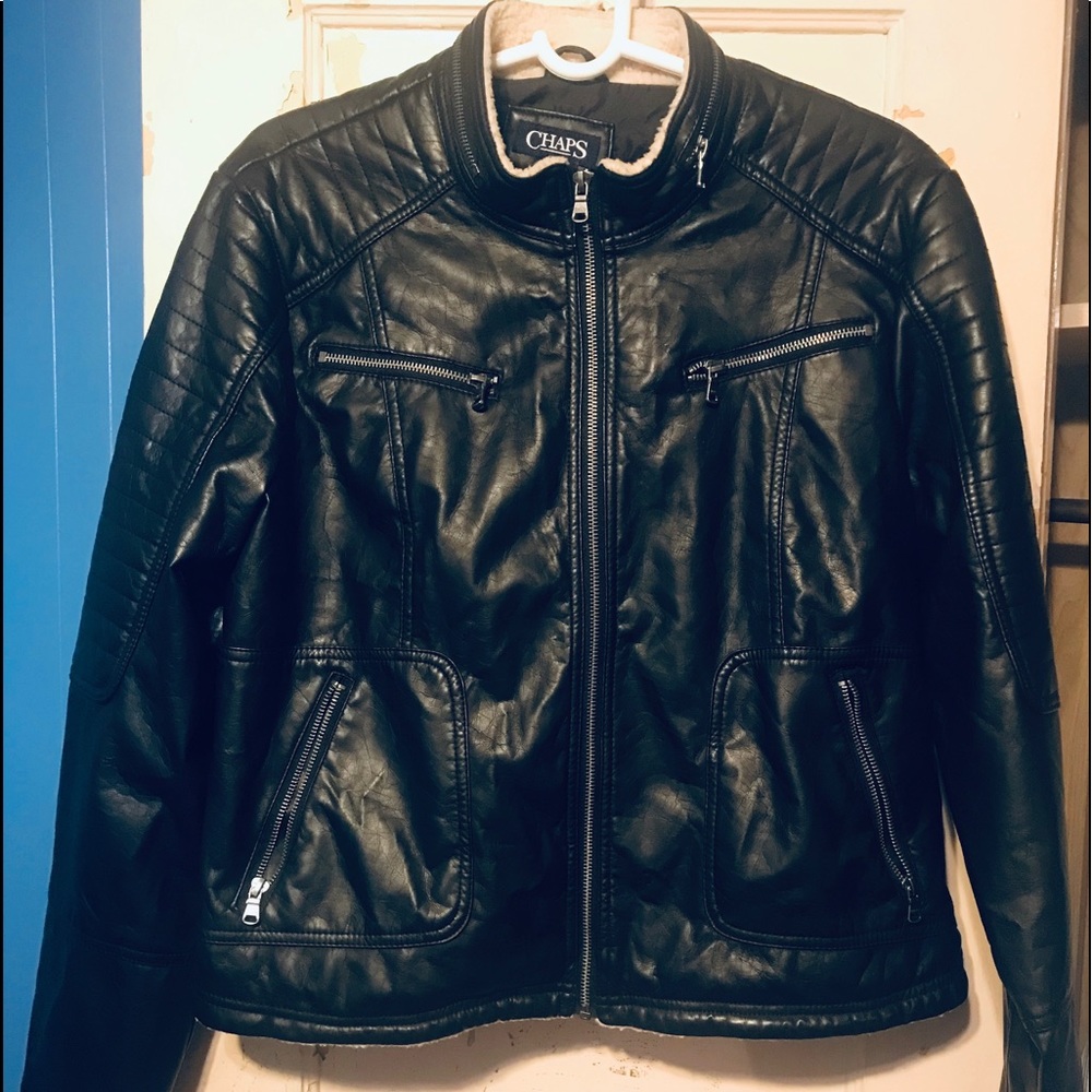 Faux leather jacket never worn